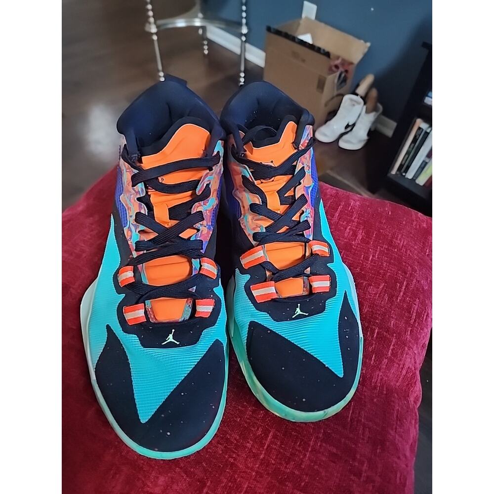 Nike Jordan Zion 1 Project Z Hyper Jade Basketball Sneakers Size 10 DA3130-800 - Picture 3 of 6